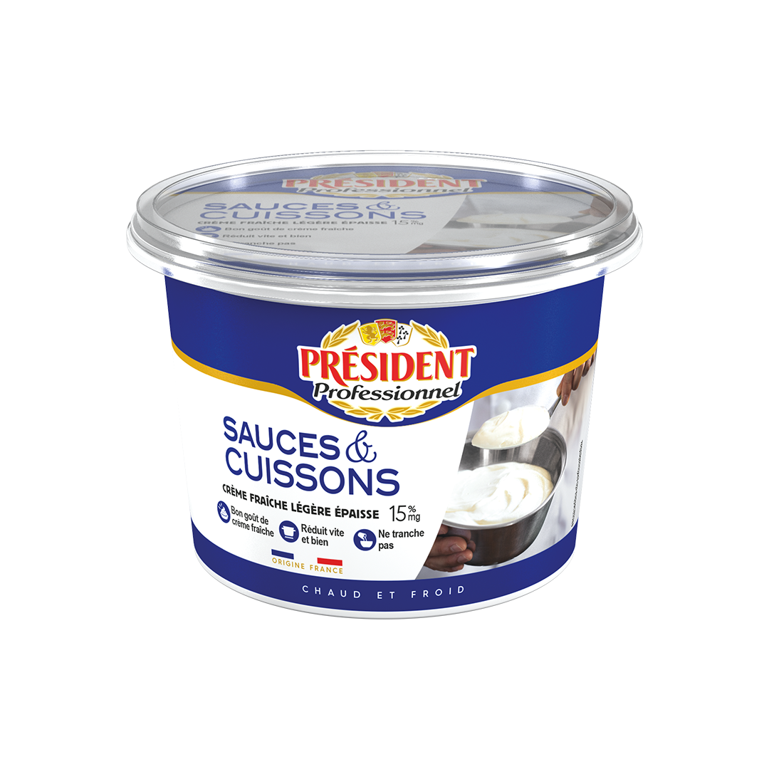 Crme frache lgre paisse Sauces & Cuissons | Pot 50cl | Lactalis  Foodservice