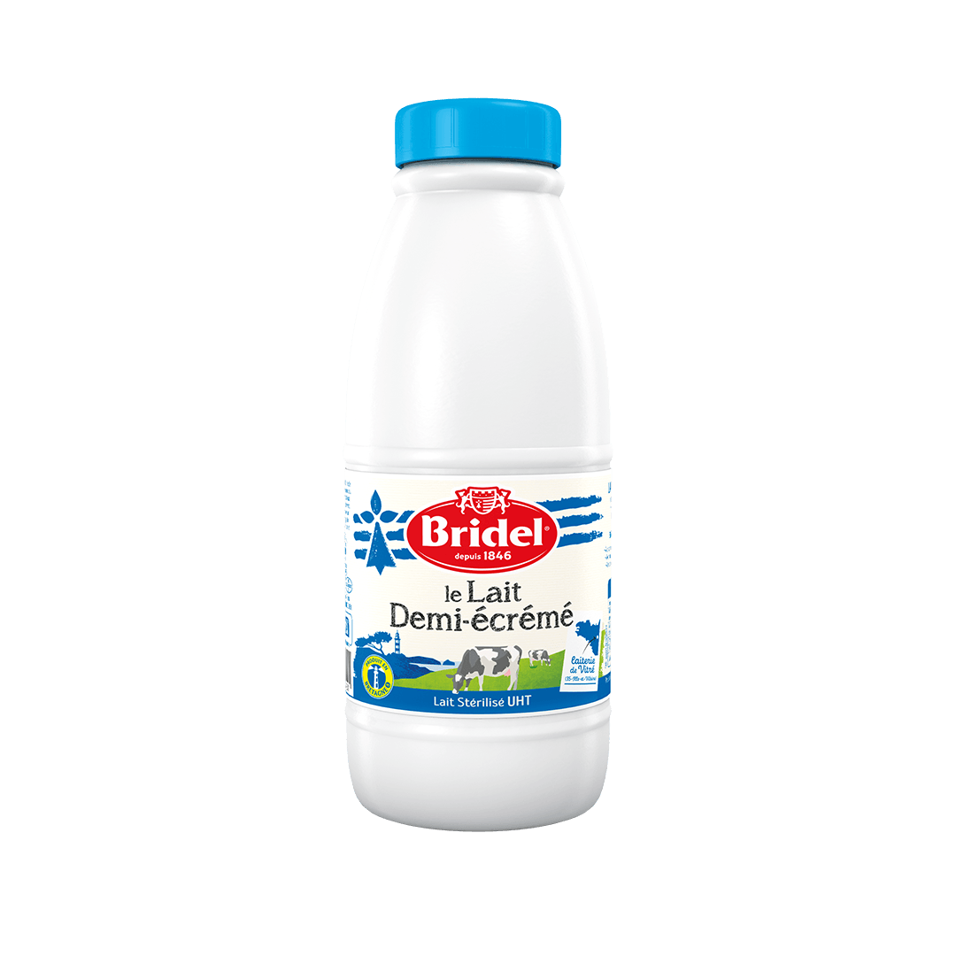 Lait entier 1L bouteille plastique