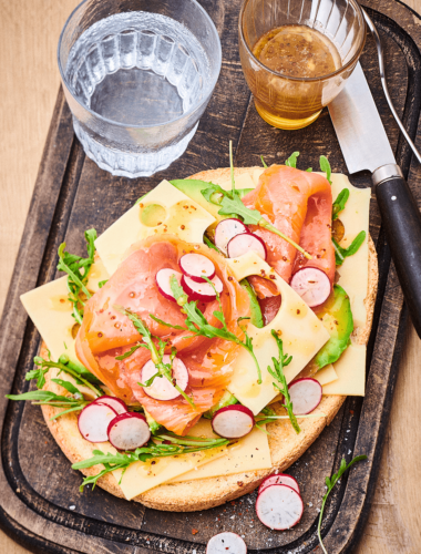 bruschetta avocat saumon