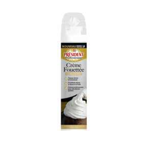 Crème fouettée - Aérosol - Président Professionnel