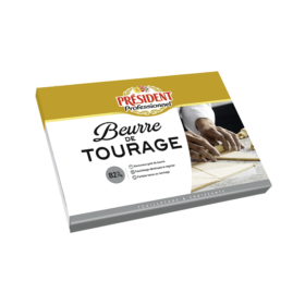 Beurre de tourage 82% MG - Président Professionnel