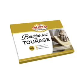 Beurre sec de tourage 84% MG - Président Professionnel