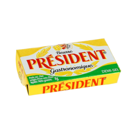 Beurre gastronomique micropain demi-sel - 8g - Micropain - Président Professionnel