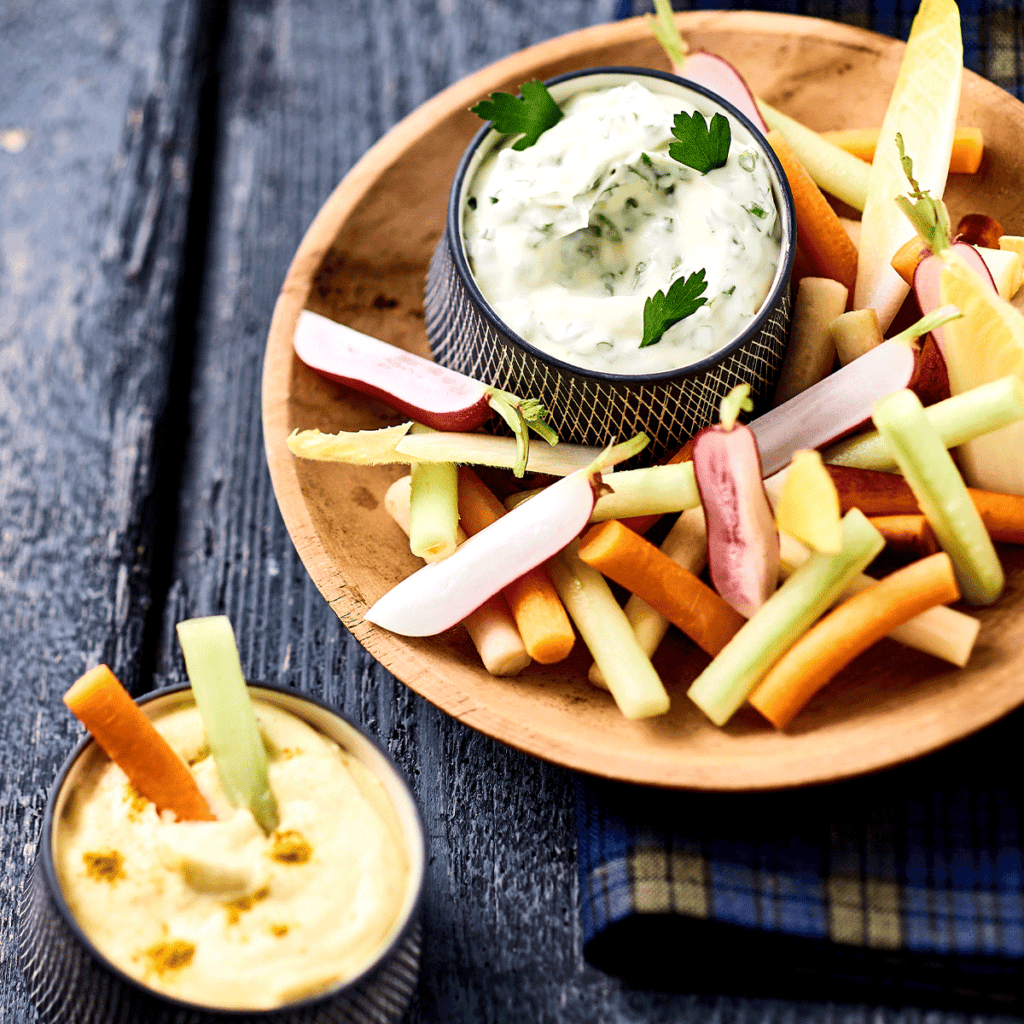 Recette Dips de légumes et sauces au Brie de Meaux Lactalis Foodservice