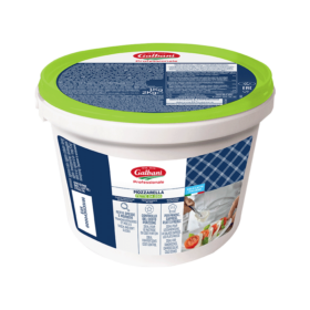 Mozzarella en tranches de 25g - Seau de 1kg - Galbani Professionale
