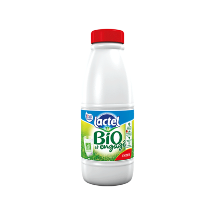 Lait Entier BIO UHT, Bouteille 1L