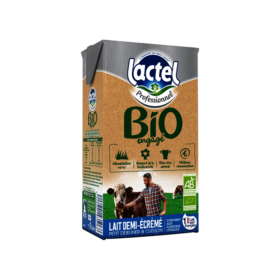 Lait Matin Léger Délactosé UHT, Bouteille 1L