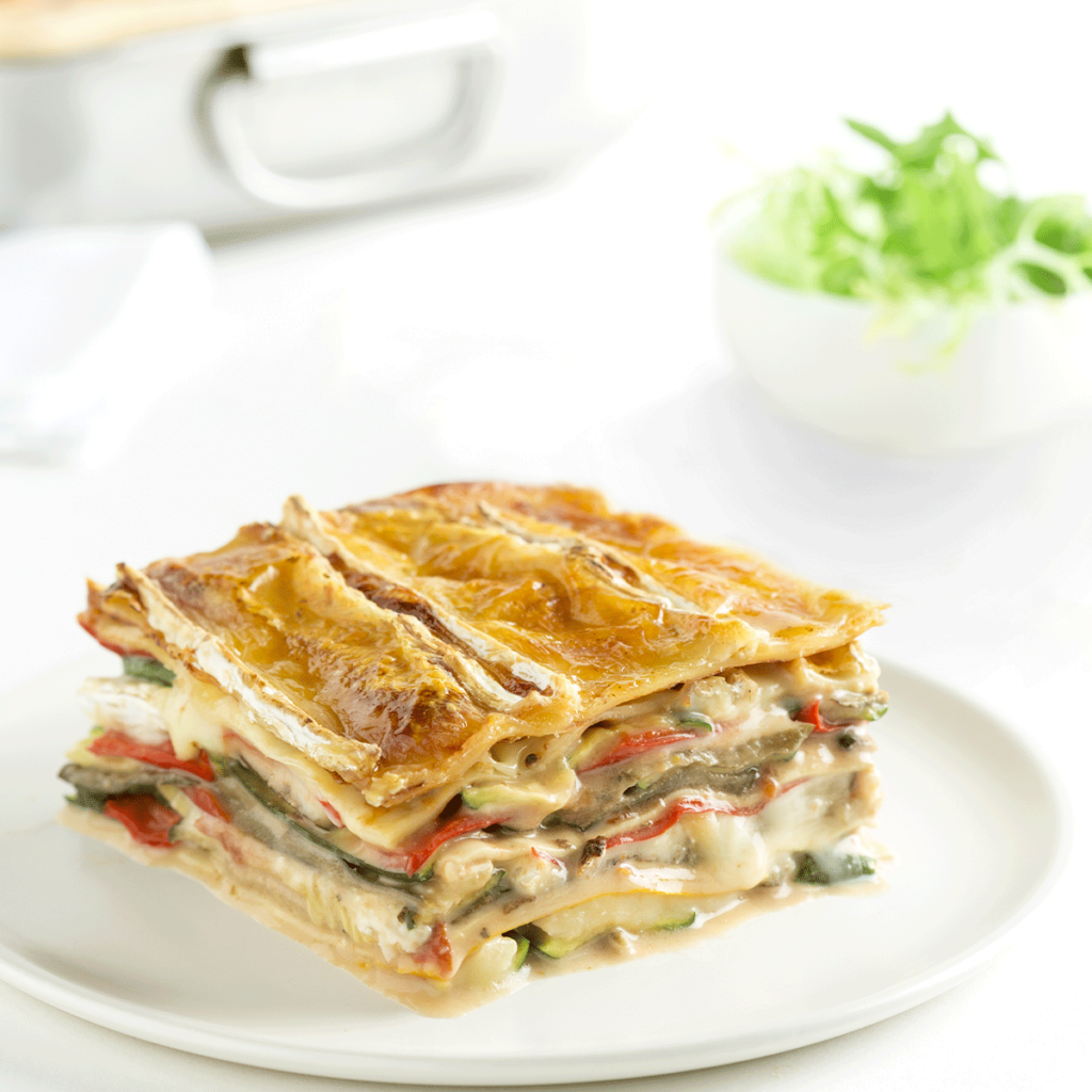 Recette - Lasagne végétarienne au Brie de Meaux | Lactalis Foodservice