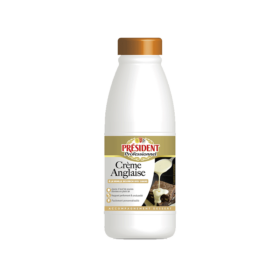 Crème anglaise - Bouteille 1L - Président Professionnel