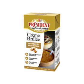 Appareil à Crème Brûlée Caramel - Brique de 1L - Président Professionnel
