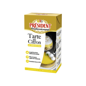 Appareil à tarte au citron - Brique de 1L - Président Professionnel