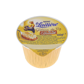 lactalisfoodservice-ultrafraisdesserts-la-laitiere-gateau-de-riz-sur-lit-de-caramel-100g-x-4-pot-a