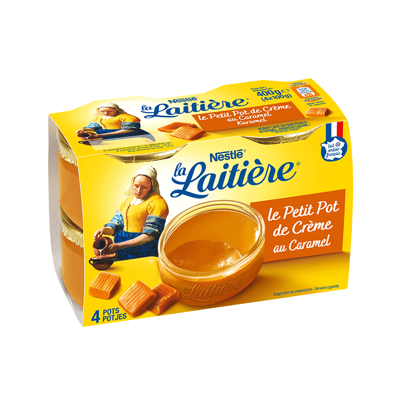 Petit Pot de Crème Caramel Pot 100gr Lactalis Foodservice