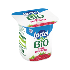 Lactel bio framboise