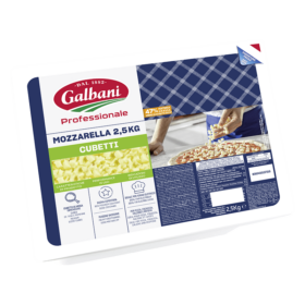 Mozzarella en petits cubes - 2,5kg - Galbani Professionale