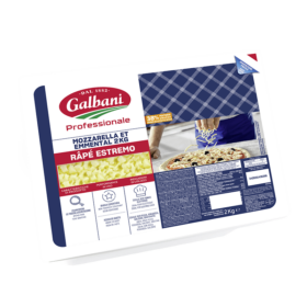 Mozzarella et emmental râpés - 2kg - Galbani Professionale