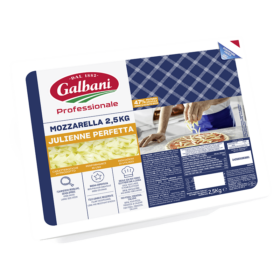 Mozzarella en julienne - 2,5kg - Galbani Professionale