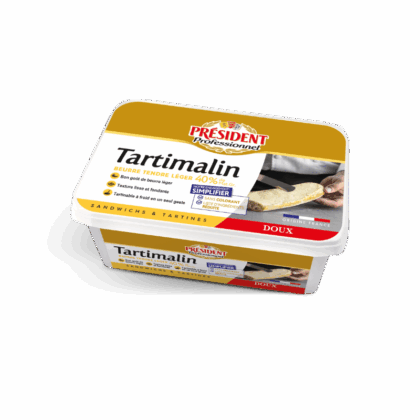 Beurre tartinable doux - 1kg - Tartimalin de Président Professionnel