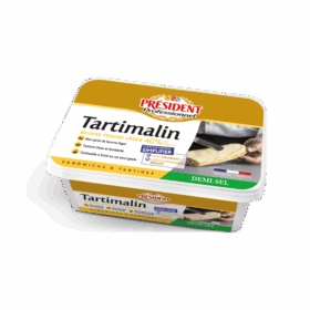 Beurre tartinable demi-sel - 1kg - Tartimalin de Président Professionnel