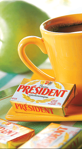 Beurre portion Président Gastronomique