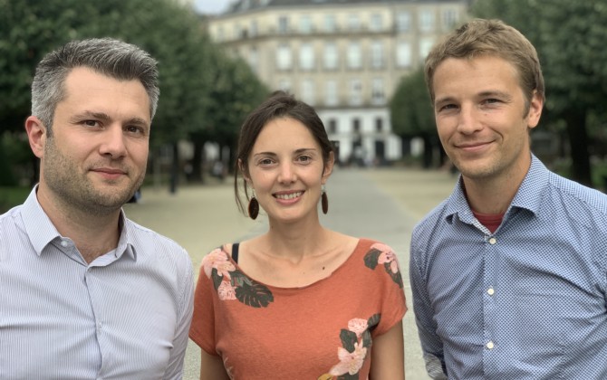 Yann Priou, Céline Couché, et Nicolas d'Aprigny, Septembre 2022.