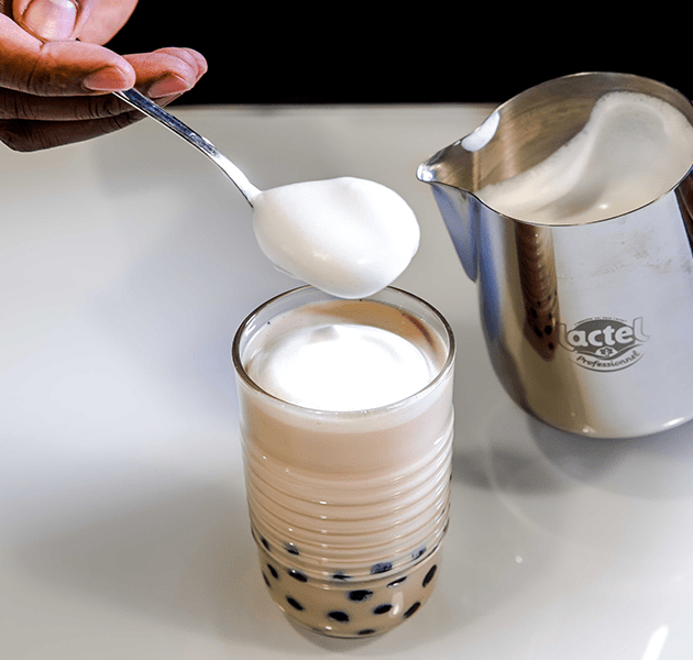 Bubble tea lacté