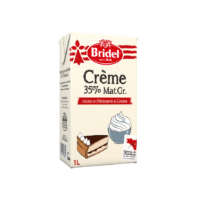 Crème fraîche 35%MG pour Pâtisserie et Cuisine - Brique 1L - Bridel