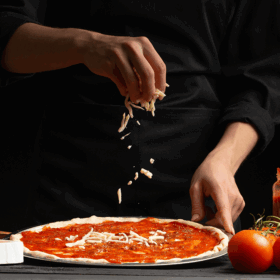 Taglio Napoli fromage à pizza en brin