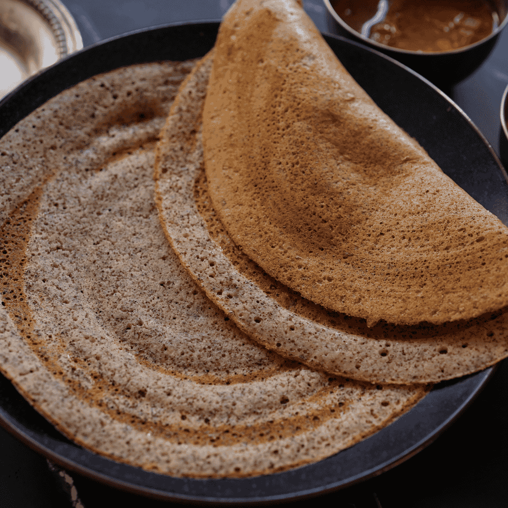 Crêpes lentilles corail